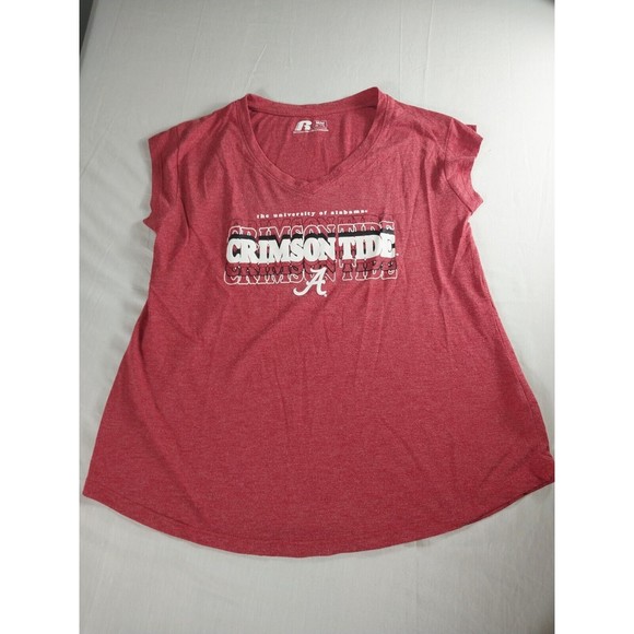 Women's Russell Alabama crimson Tide t-shirt size medium soft comfortable - Picture 2 of 13